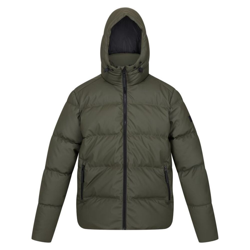Regatta Mens Saltern Padded Jacket / Dark Khaki